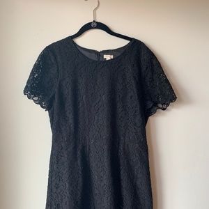 Black Lace J. Crew dress